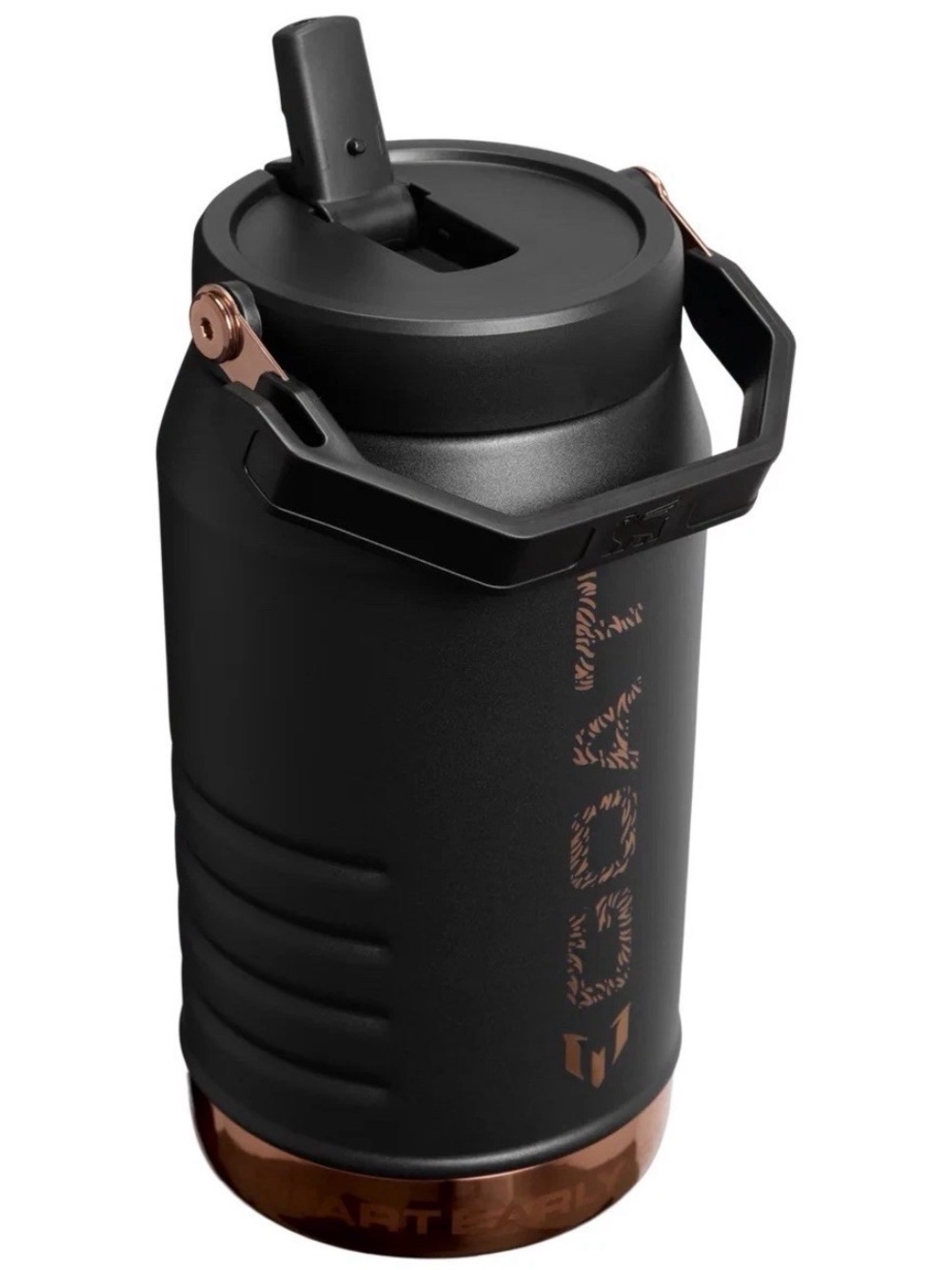 GENUINE The Messi X Stanley IceFlow Flip Straw Jug 64oz Messi GOAT Black